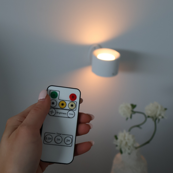 vägglampa (Köp 2, få 1 på köpet) – Borrfri och uppladdningsbar
