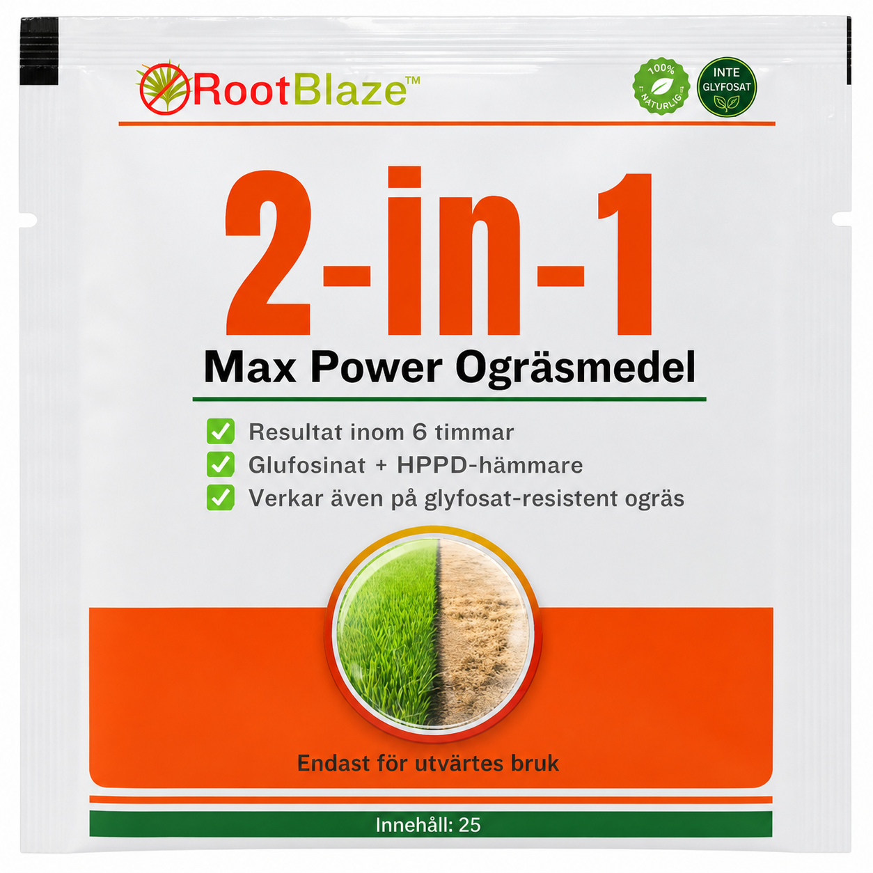 🌿Fjern ukrudt til 98% på kun 6 timer!