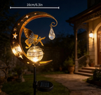 🌙✨ Hummingbird Moon solcellelampe til haven