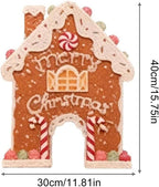🍪 50% RABAT NU! ✨ Gingerbread Golf Sæt - Festligt julespil med 2 puttere og 6 huller til familiesjov i ferien 🎄🏌️‍♂️ 