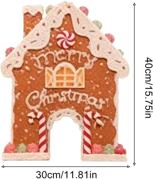 🍪 50% RABAT NU! ✨ Gingerbread Golf Sæt - Festligt julespil med 2 puttere og 6 huller til familiesjov i ferien 🎄🏌️‍♂️ 