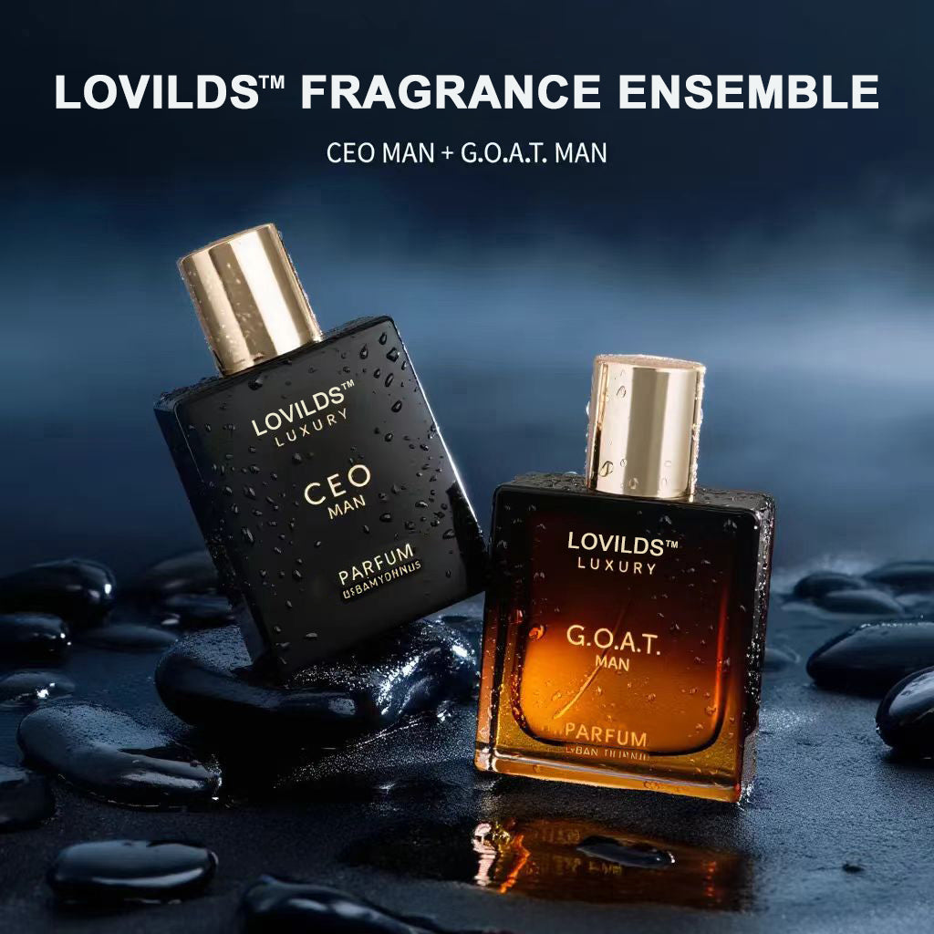 Sidste 3 timer: 50% RABAT🔥Herreduftsæt med CEO MAN parfume og GOAT MAN aroma