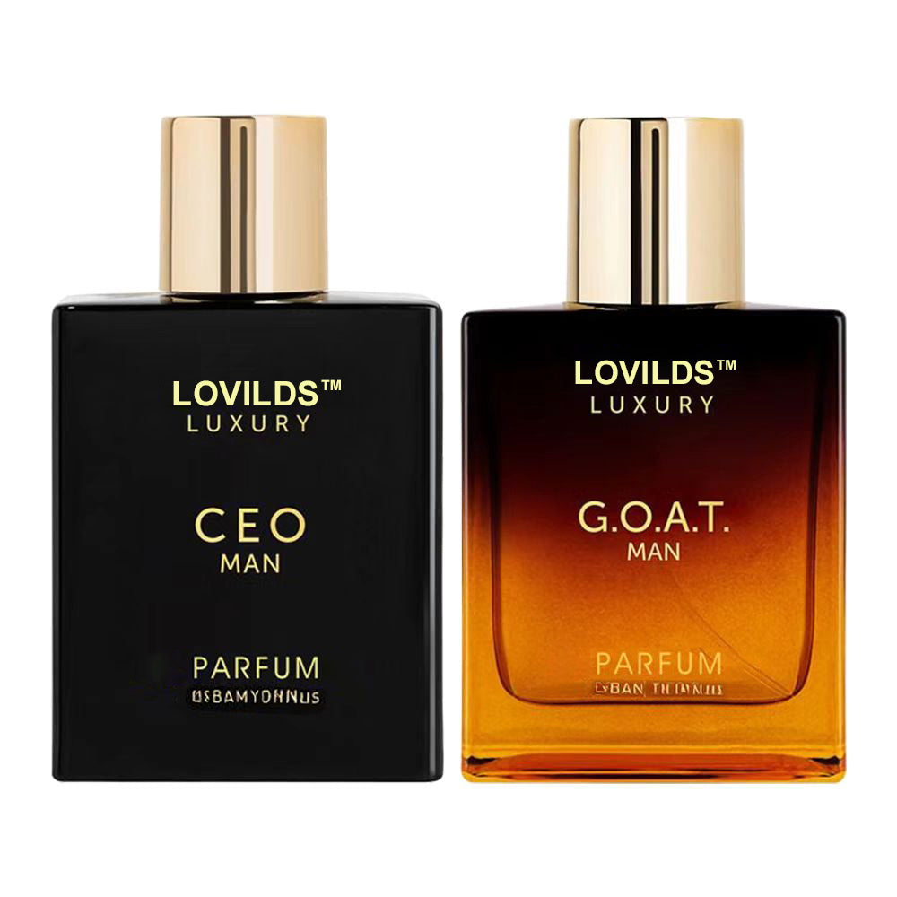 Sidste 3 timer: 50% RABAT🔥Herreduftsæt med CEO MAN parfume og GOAT MAN aroma