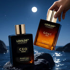 Sidste 3 timer: 50% RABAT🔥Herreduftsæt med CEO MAN parfume og GOAT MAN aroma