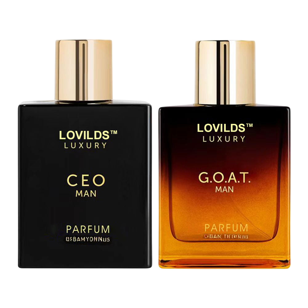 Sidste 3 timer: 50% RABAT🔥Herreduftsæt med CEO MAN parfume og GOAT MAN aroma