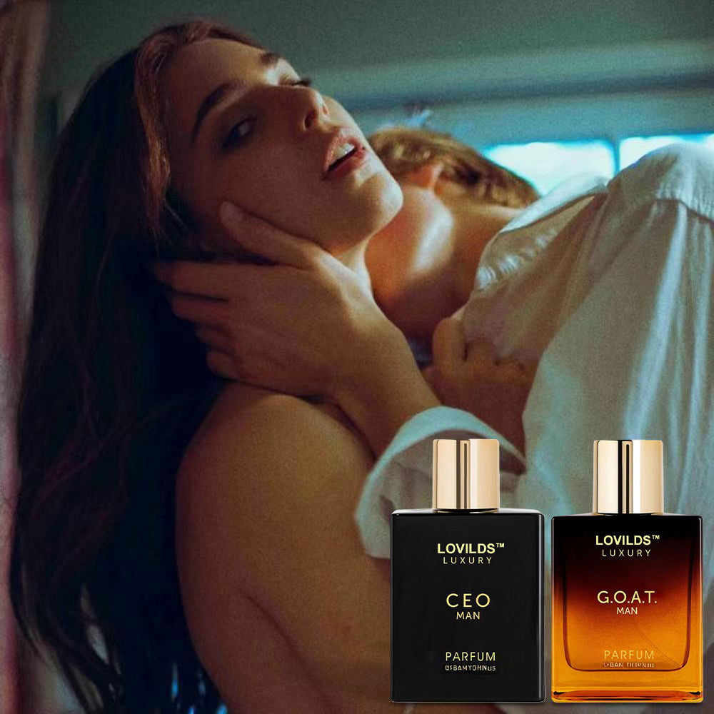 Sidste 3 timer: 50% RABAT🔥Herreduftsæt med CEO MAN parfume og GOAT MAN aroma