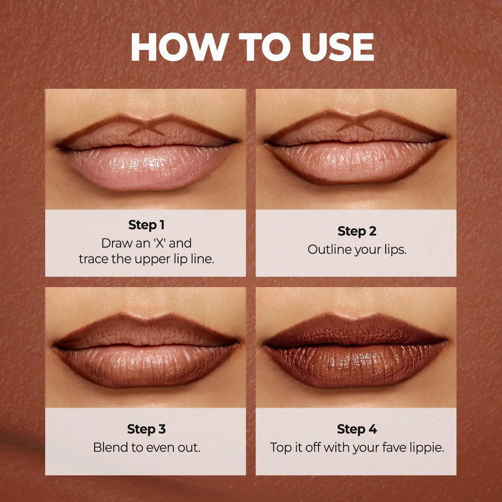 💋Easy Glide Lip Liner — Cremet, blendbar farve med smidig påføring