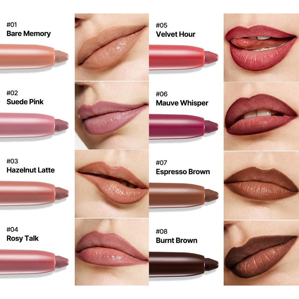 💋Easy Glide Lip Liner — Cremet, blendbar farve med smidig påføring