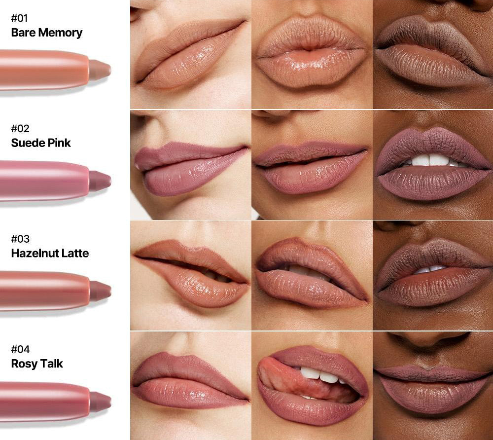 💋Easy Glide Lip Liner — Cremet, blendbar farve med smidig påføring