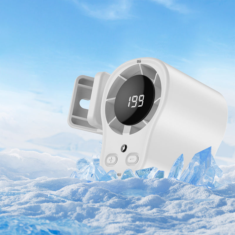 🥵☀️Extrem kylning: 100-stegs bärbar turbofläkt med smart LED-display!