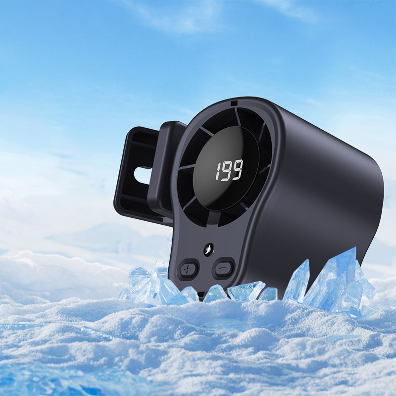 🥵☀️Extrem kylning: 100-stegs bärbar turbofläkt med smart LED-display!