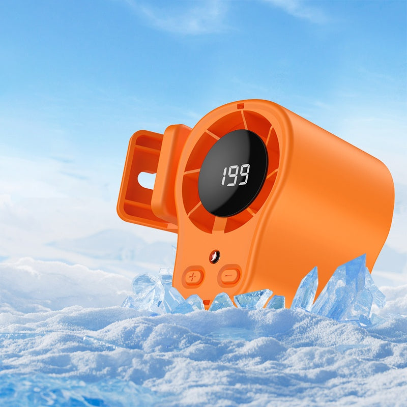 🥵☀️Extrem kylning: 100-stegs bärbar turbofläkt med smart LED-display!