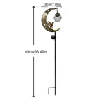 🌙✨ Hummingbird Moon solcellelampe til haven