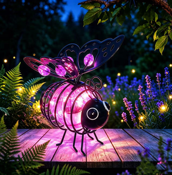 🌙🍃🪴 TIDBEGRÄNSAD 50% RABATT! Hängande solcellsbilampa – Varmt bärnstensfärgat sken, flimmerfritt, perfekt för trädgårdsfester, camping eller barnrum – Sprid glädje dag och natt 🌞🌜