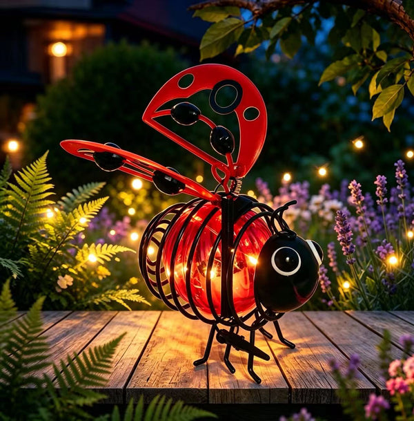 🌙🍃🪴 TIDBEGRÄNSAD 50% RABATT! Hängande solcellsbilampa – Varmt bärnstensfärgat sken, flimmerfritt, perfekt för trädgårdsfester, camping eller barnrum – Sprid glädje dag och natt 🌞🌜