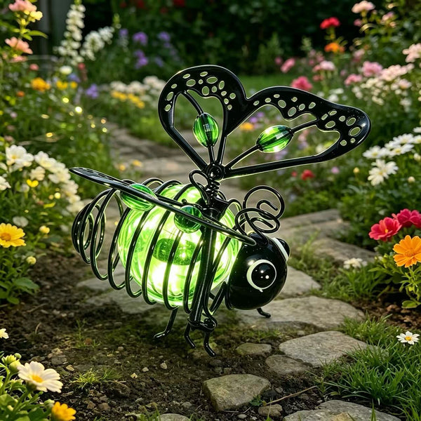 🌙🍃🪴 TIDBEGRÄNSAD 50% RABATT! Hängande solcellsbilampa – Varmt bärnstensfärgat sken, flimmerfritt, perfekt för trädgårdsfester, camping eller barnrum – Sprid glädje dag och natt 🌞🌜