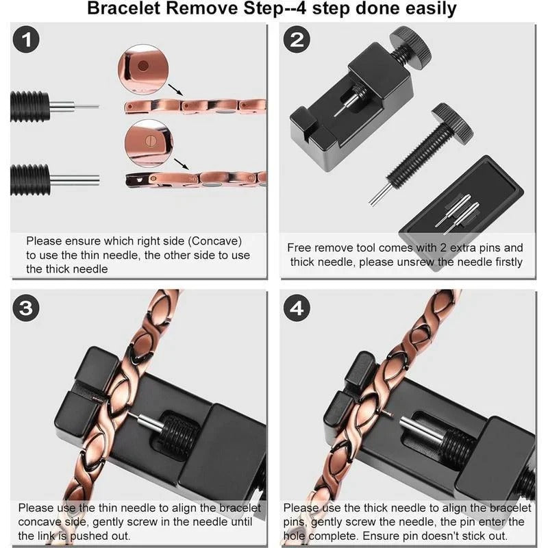 Kopparmagnetiskt armband - Lindra trötthet och främja blodcirkulationen