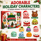 🎁 24 Dagar av mjuk julmagi – Adventskalender med söta dumpling-squishies! 🎉