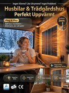 🔥 Varm på 3 sekunder – Energieffektiv grafen väggfläkt för hemmet! 🎉