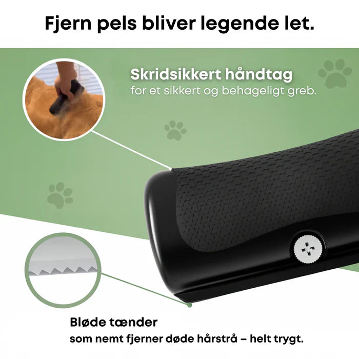 🧹🐾 Sig farvel til hundehår – Effektiv hundebørste (Køb 1, få 1 gratis)