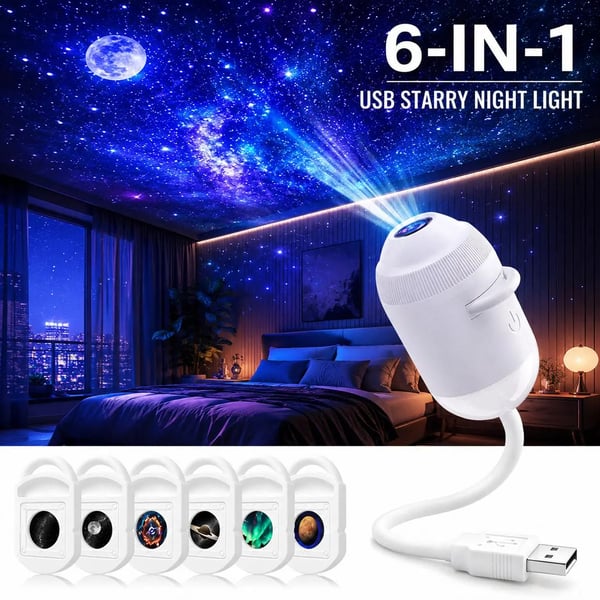 ✨ Plug-and-Play HD-stjärnprojektor🌌✨