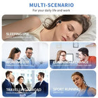 🎁🔥Trådlösa Bluetooth-översättningshörlurar med LED-skärm (passar iOS och Android)