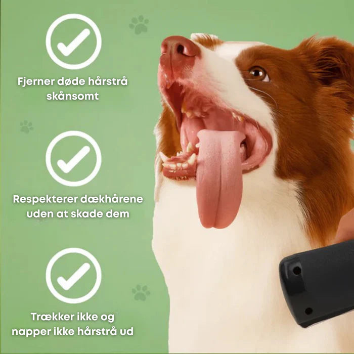 🧹🐾 Sig farvel til hundehår – Effektiv hundebørste (Køb 1, få 1 gratis)