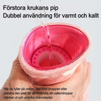 🔥🔥Nackhängande Varmvattenpåse med Tygöverdrag – Varm/Kall Terapi för Nacksmärta
