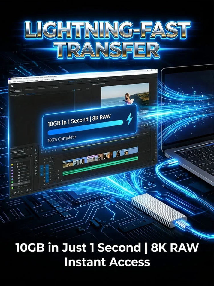 🏆Hurtigt udsalg⚡ Over 50.000 solgt! Næsten udsolgt - 🔥16 TB bærbar mini-SSD med stor kapacitet af Type C
