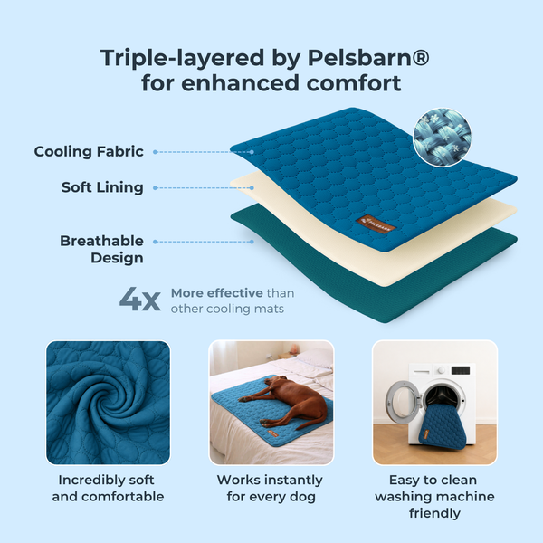 🐾💤Ge din bästa vän en sval oas i sommarvärmen – Automatisk kylmatta!