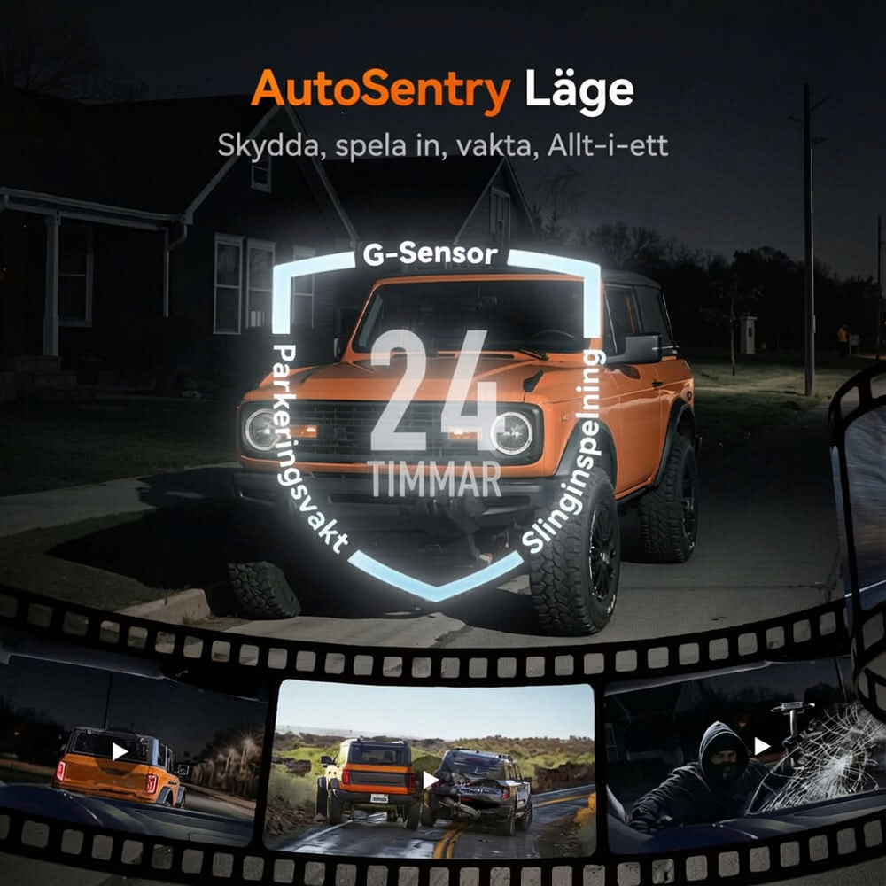 🚗✨ G900Pro 12MP bakspejl med WiFi og berøringsskærm – Premium sikkerhed med 30 måneders garanti