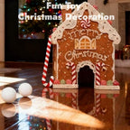 🍪 50% RABAT NU! ✨ Gingerbread Golf Sæt - Festligt julespil med 2 puttere og 6 huller til familiesjov i ferien 🎄🏌️‍♂️ 