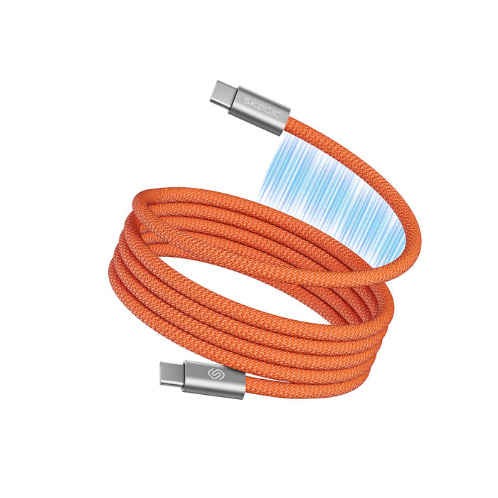 Köp 1 Få 1 GRATIS: Magnetisk Trasselfri Laddningskabel – Självupprullande & Snabbaddning (2-pack)