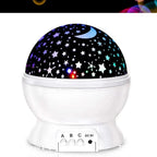 🌌✨Roterande stjärnprojektor – Perfekt present till barn & stjärnälskare!