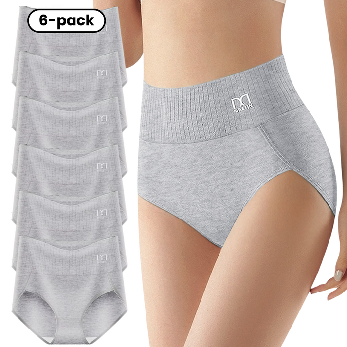 MageForm | 6-Pack Höga Midjetrosor – Bekväma & Formande