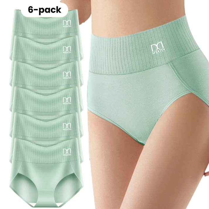 MageForm | 6-Pack Höga Midjetrosor – Bekväma & Formande