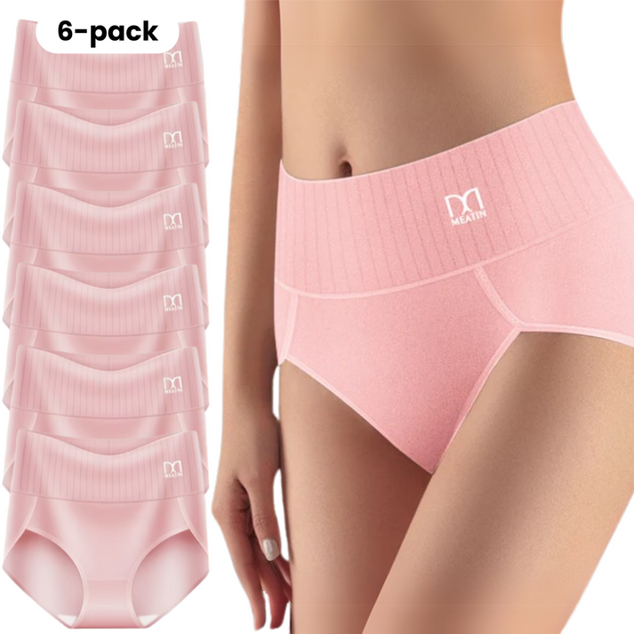 MageForm | 6-Pack Höga Midjetrosor – Bekväma & Formande