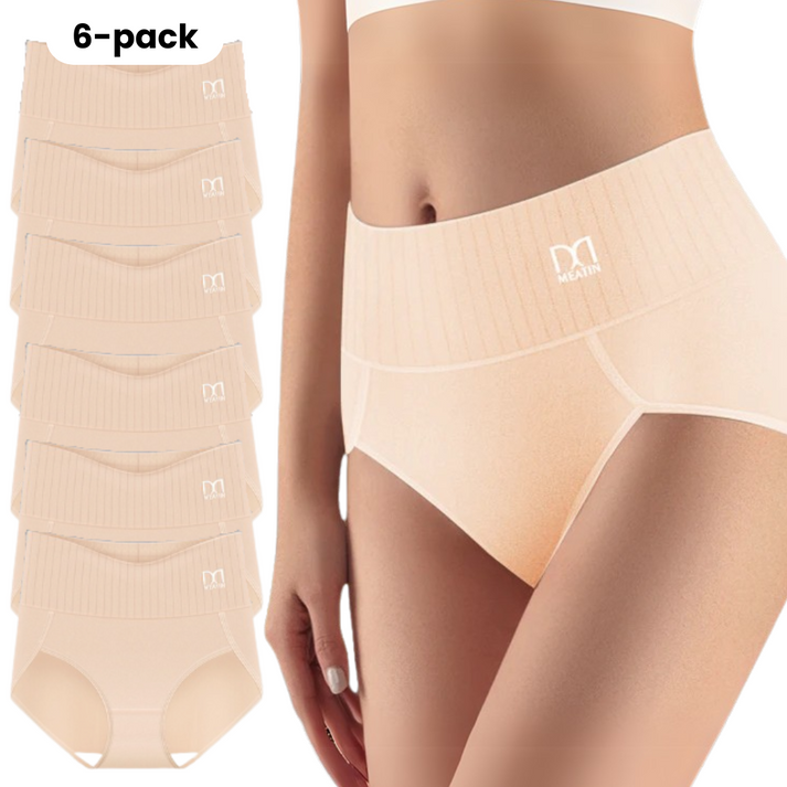 MageForm | 6-Pack Höga Midjetrosor – Bekväma & Formande