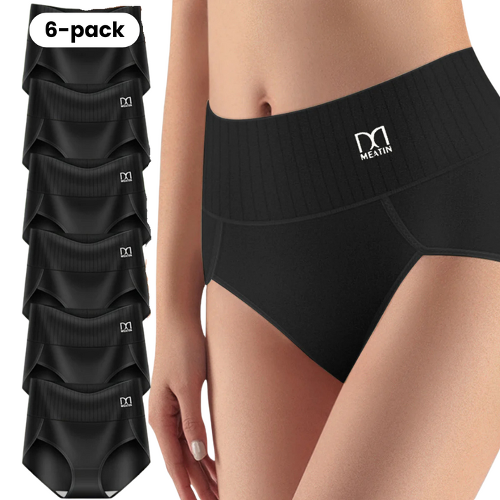 MageForm | 6-Pack Höga Midjetrosor – Bekväma & Formande