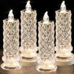 Rose Shadow LED flammeløse lys - Romantiske batteridrevne LED-lys til Valentinsdag, frierier, jubilæer, bryllupper og julepynt