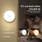 8 LED-rörelsesensor LED-nattlampa smart switch sensorljus USB-laddningsbart batteridrivet badrumssängbordslampa rum korridor tillgång badrum hembelysning