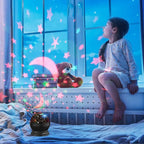 🌌✨Roterande stjärnprojektor – Perfekt present till barn & stjärnälskare!