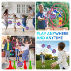 ✨🛸 Flyvende magisk kugle – LED-drone med boomerang og neonlys!