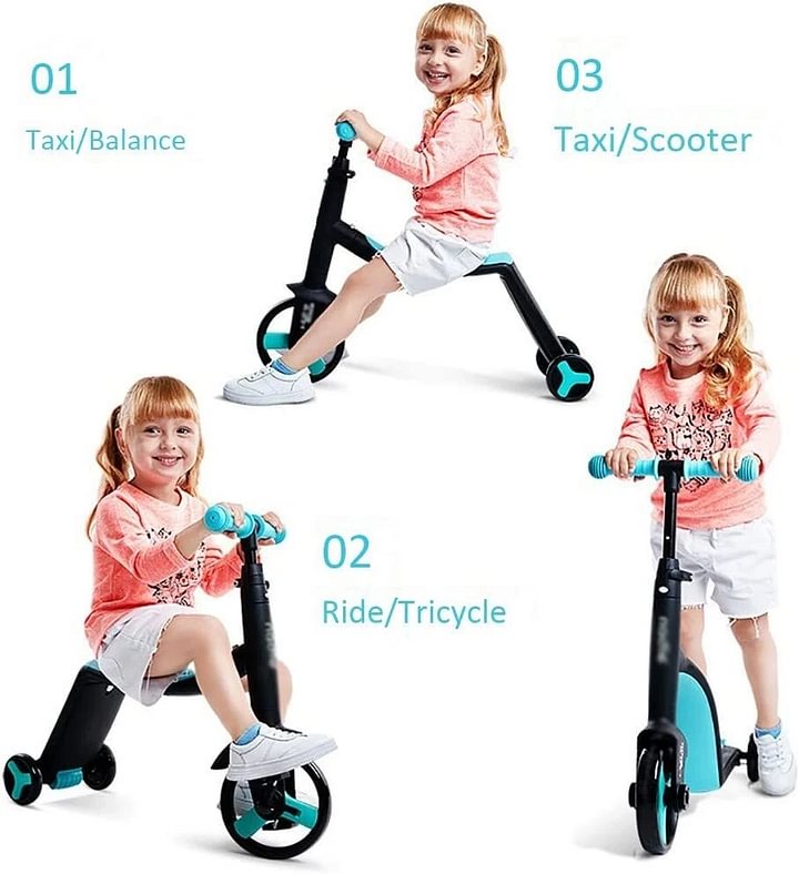 🔥3-i-1 børnescooter og småbørnscykel🛴 