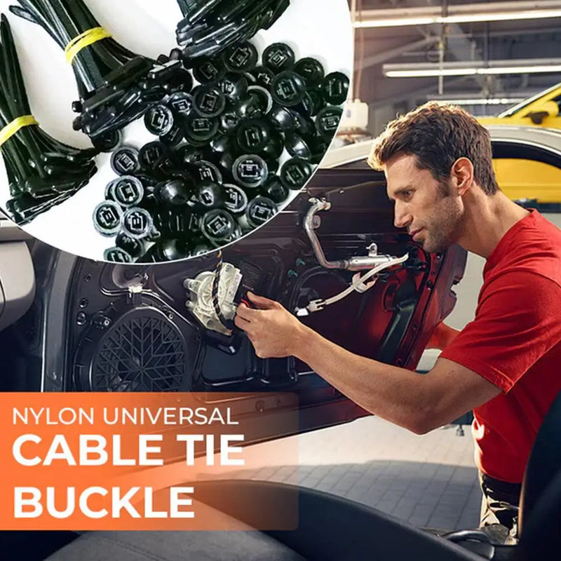 🔧✨Universal kabelbinderspænde i nylon