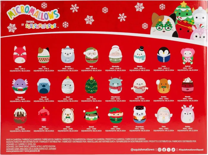 Adventskalender med gosedjur – 24 dagar 🎀 Jul-förhandsförsäljning