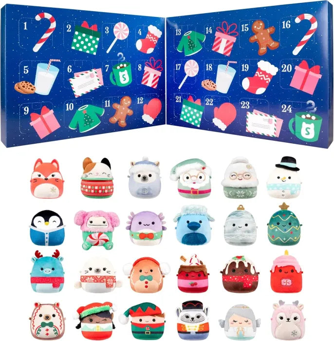 Adventskalender med gosedjur – 24 dagar 🎀 Jul-förhandsförsäljning