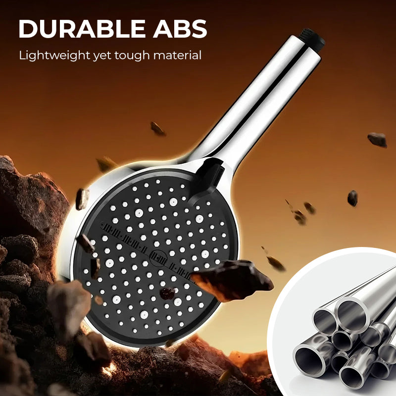 🔥 Højtryksbruser med justerbar stråle – 15 cm panel og 8 positioner for den ultimative bruseoplevelse! 🚿✨