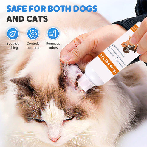 🐾✨ Öronrengörare för Hundar & Katter – Köp 2 Få 1 Gratis (3-pack)