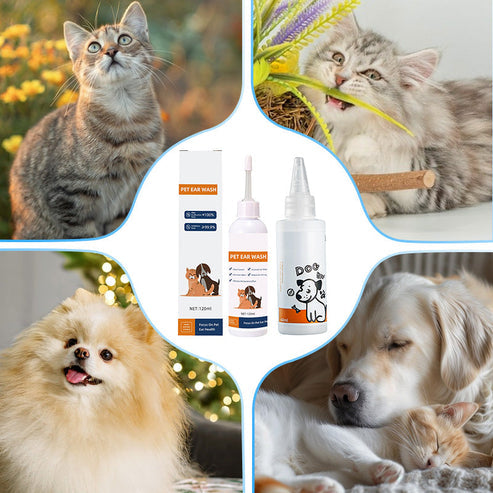 🐾✨ Öronrengörare för Hundar & Katter – Köp 2 Få 1 Gratis (3-pack)
